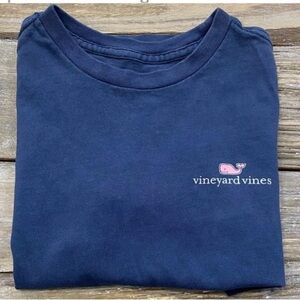 Vineyard Vines Kid’s‎ Size 5 100% Cotton Navy Short Sleeve Graphic Tee